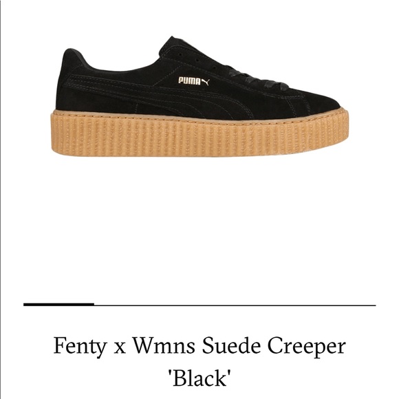 Puma x Fenty Black Suede Creepers - Picture 5 of 5